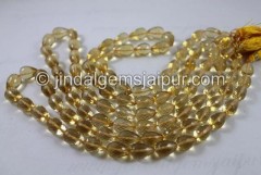 Citrine Far Faceted Drops Beads